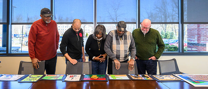 MLK Art Contest Judging