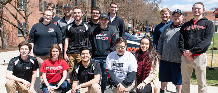 Students from ESU's Sport Management Club