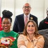Presenters Santiago Solis, Ed.D.,Cornelia Sewell-Allen, D.Ed., Gene Kelly, Amy Freeman, D.S.W., Curtis Dugar, and Joseph Akob