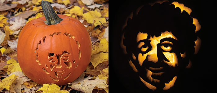 Winner of pumpkin carving contest - Katrina Stenger