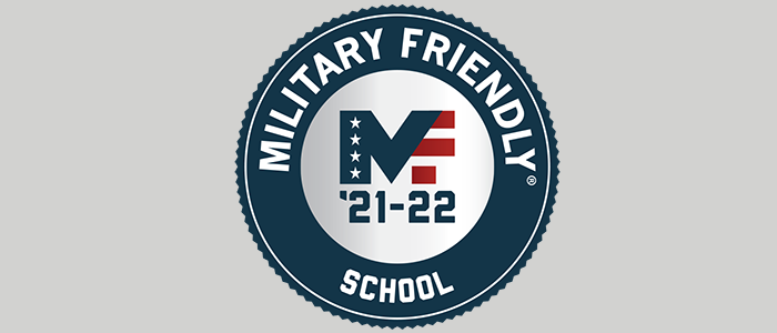 Military Friendly logo 2021-2022