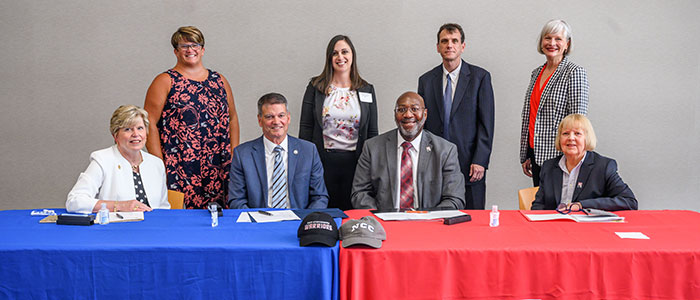 ESU and NCC Partnership Signing