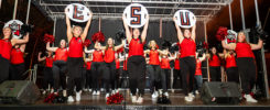 ESU Homecoming Bonfire Pep Rally