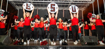 ESU Homecoming Bonfire Pep Rally