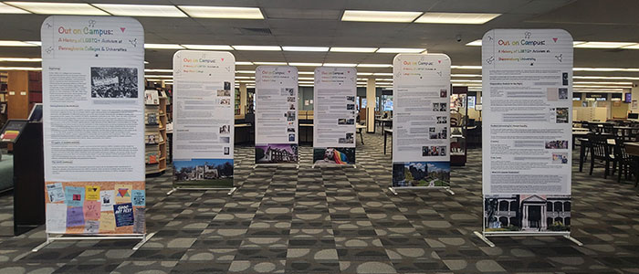 Kemp Library Out on Campus Exhibit