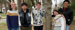 Students: Genevieve Schwemmer, Zakiullah Malikzada, Seth Bossert, Penelope Tejada, and Juan Hughes