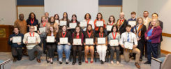 Political science and economics honor society awardees