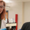 student Luna Mumma and Dr gregory boyce
