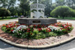 front entrance to campus